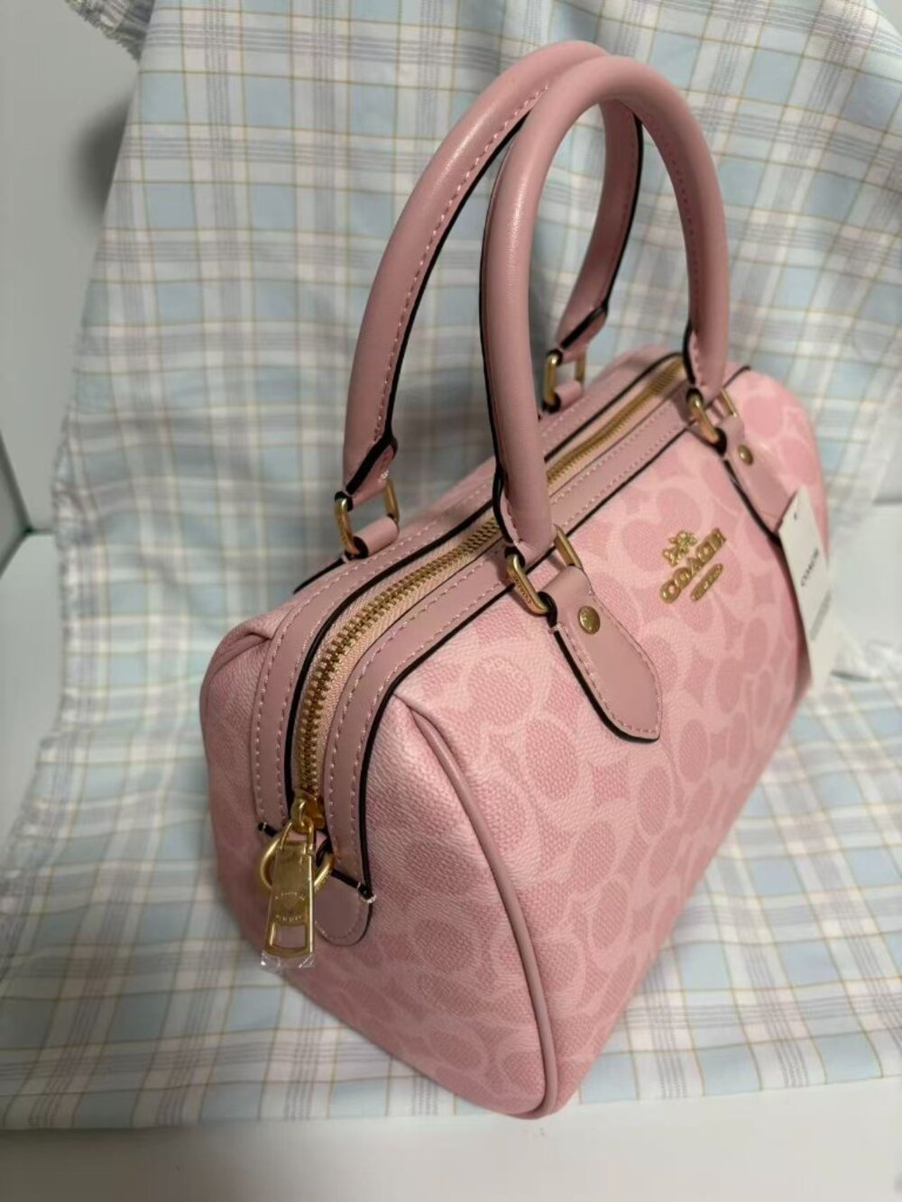 Coach Rowan mini satchel Boston handbag. - Picture 4 of 5